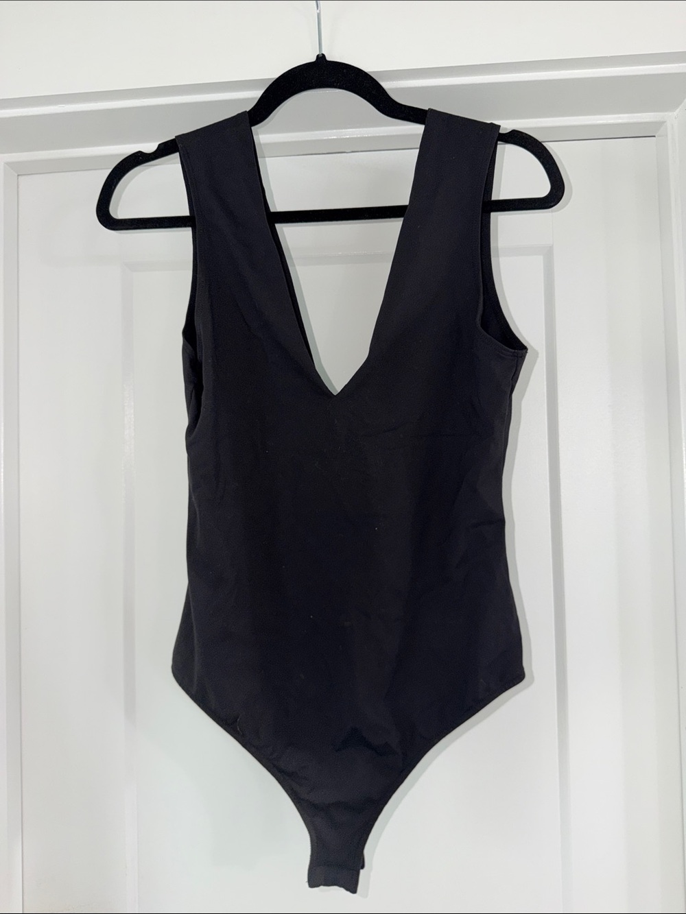 Free people deep v bodysuit